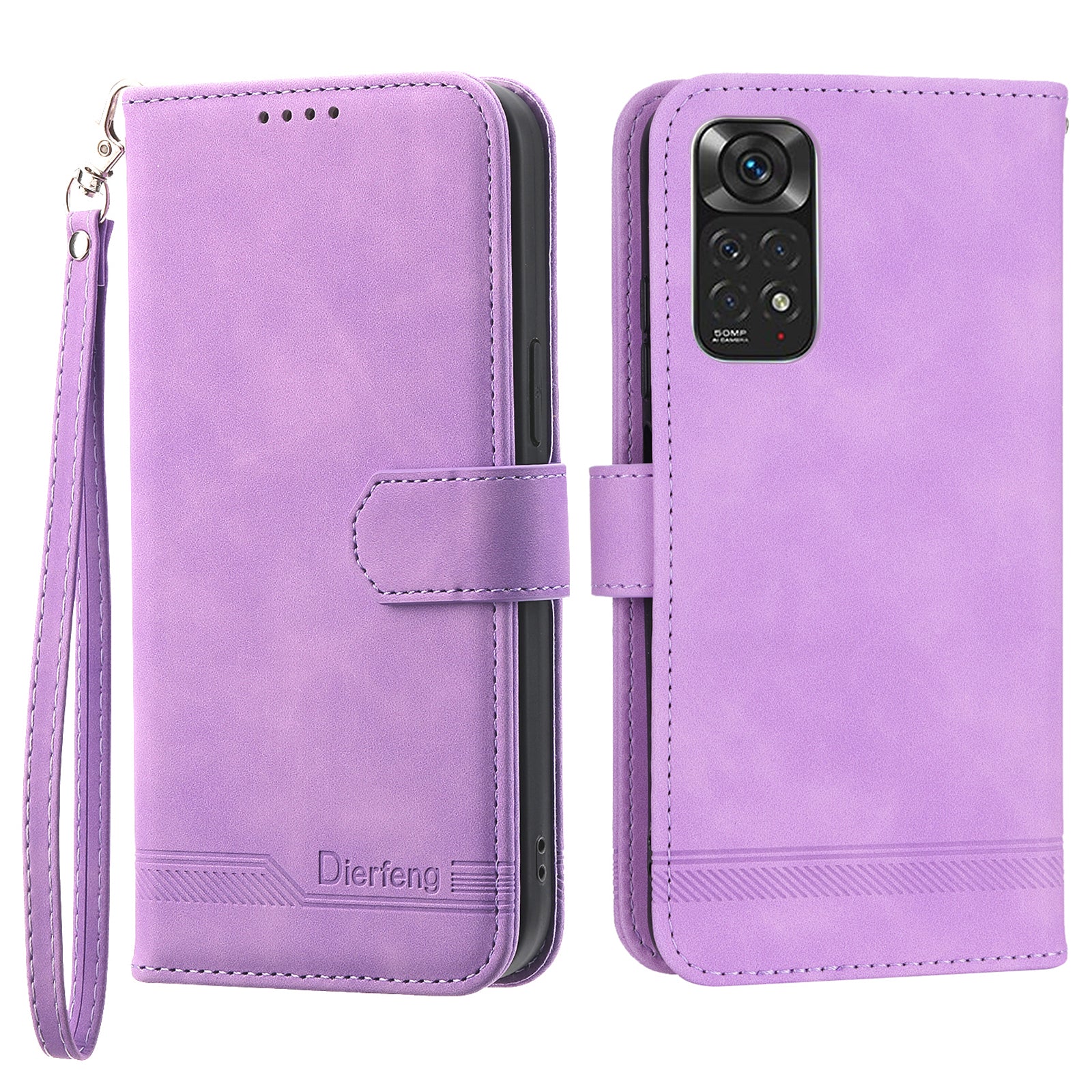 DIERFENG DF-03 for Xiaomi Redmi Note 11 4G (Qualcomm) Note 11S 4G Phone Stand Case Lines Imprinted Leather Wallet Phone Cover DIERFENG DF-03 for Xiaomi Redmi Note 11 4G (Qualcomm) Note 11S 4G Phone Stand Case Lines Imprinted Leather Wallet Phone Cover